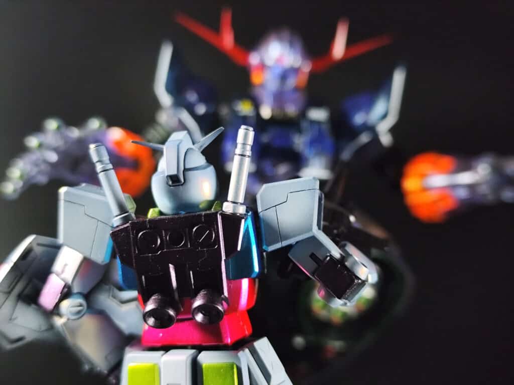 EG ガンダム & RG ジオング 通常照明1