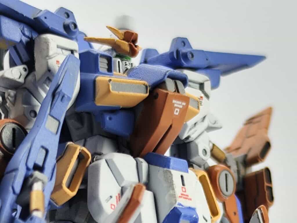 ガンダムアーティファクト ZZガンダム 胸部モールド削り落とし