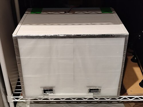 自作乾燥ブース 実際に設置したところ